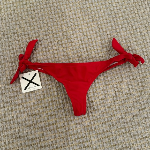Boutine LA Other - NWT Boutine LA red bikini bottom size small